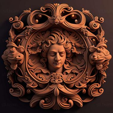 3D model baroque (STL)